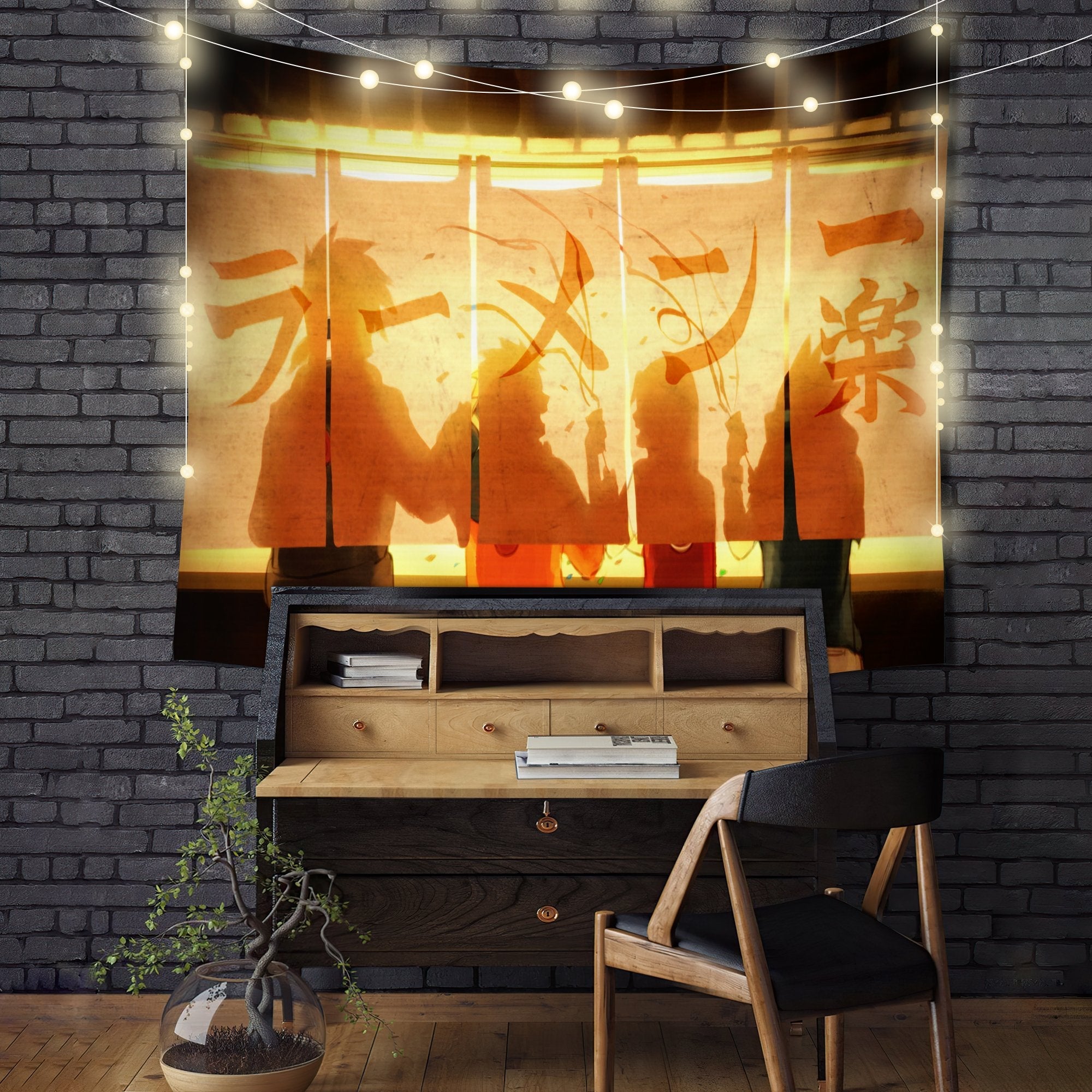 Naruto Sasuke Kakashi Team 7 Anime Tapestry Room Decor Nearkii