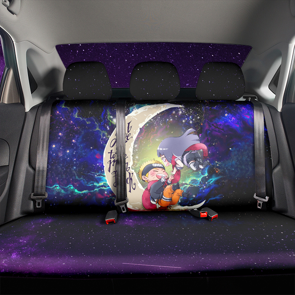 Naruto Couple Love You To The Moon Galaxy Premium Custom Car Back Seat Covers Decor Protectors Nearkii