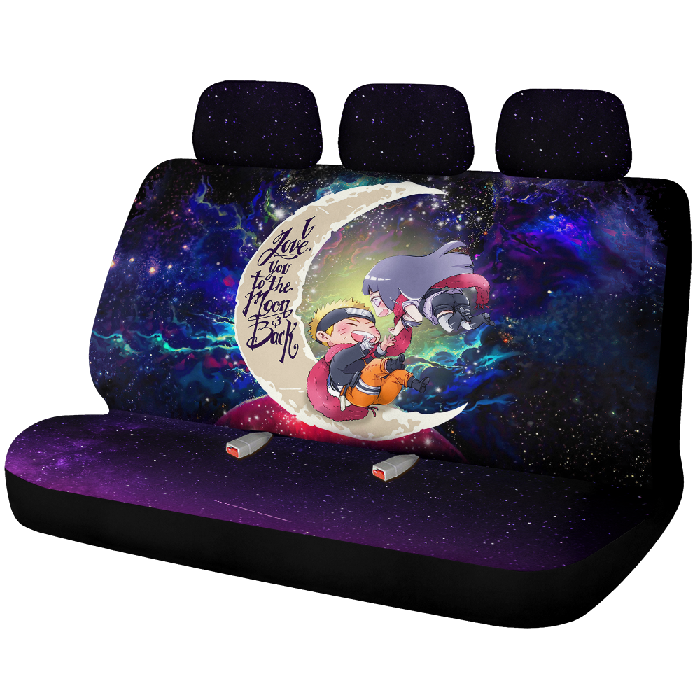 Naruto Couple Love You To The Moon Galaxy Premium Custom Car Back Seat Covers Decor Protectors Nearkii