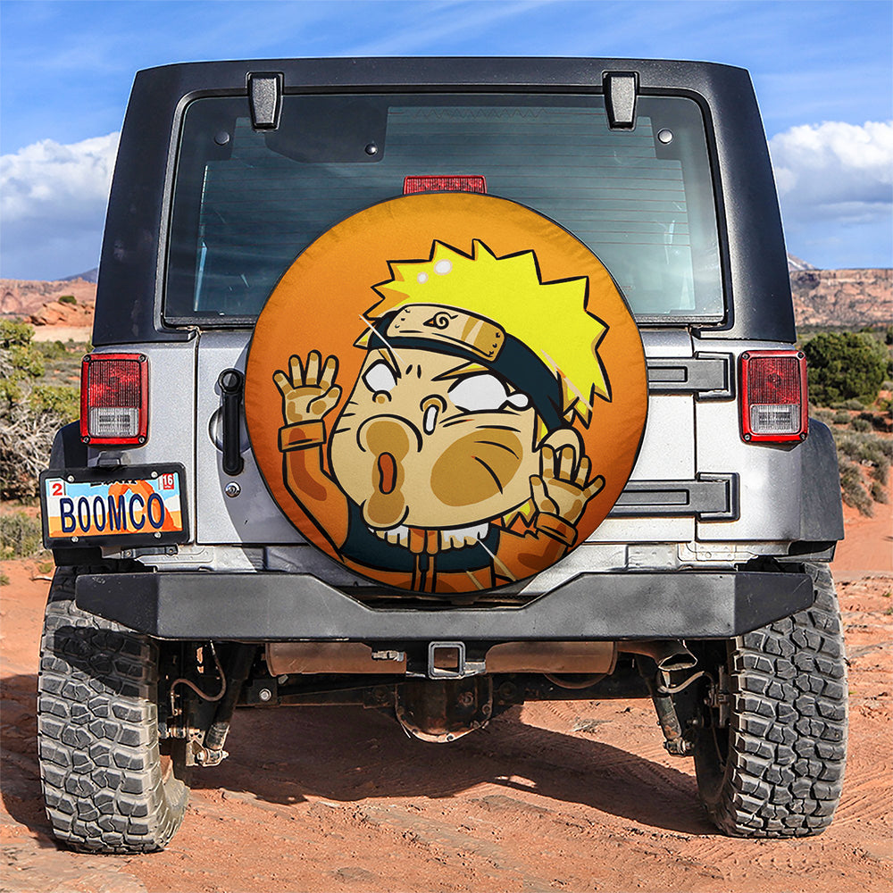 Naruto Funny Hitting Glass Car Spare Tire Covers Gift For Campers Nearkii