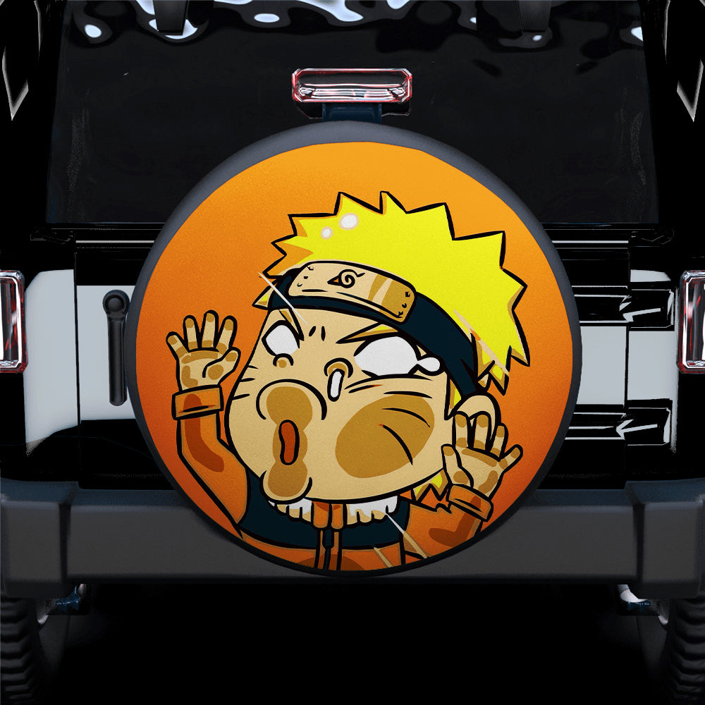 Naruto Funny Hitting Glass Car Spare Tire Covers Gift For Campers Nearkii