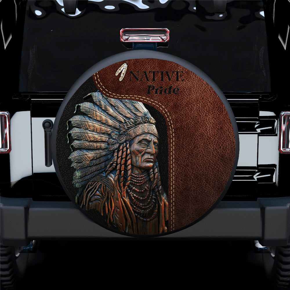 Native American, Native Tribe Pride Jeep Car Spare Tire Cover Gift For Campers Nearkii