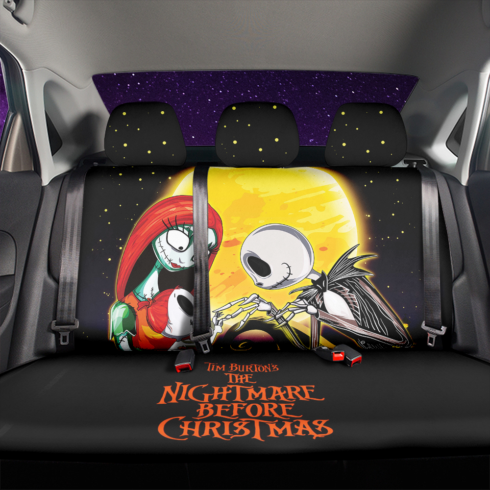 Nightmare Before Christmas Car Back Seat Covers Decor Protectors Nearkii