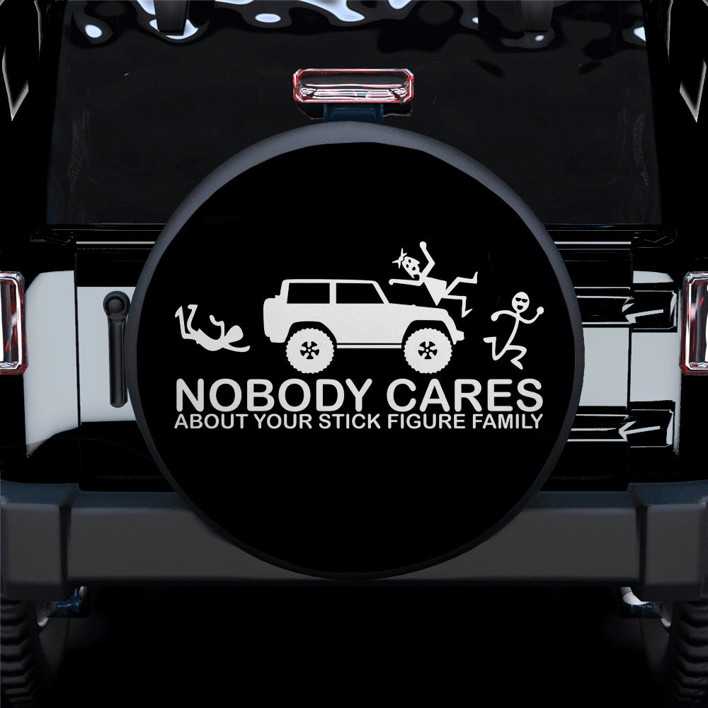 Nobody Cares Funny Jeep Car Spare Tire Covers Gift For Campers Nearkii