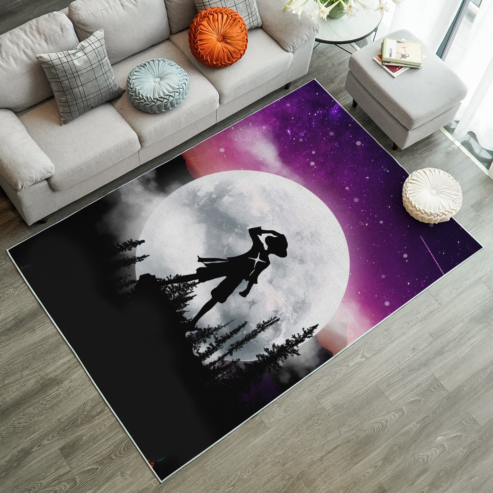 One Piece Moon Night Rug Carpet Rug Home Room Decor Nearkii