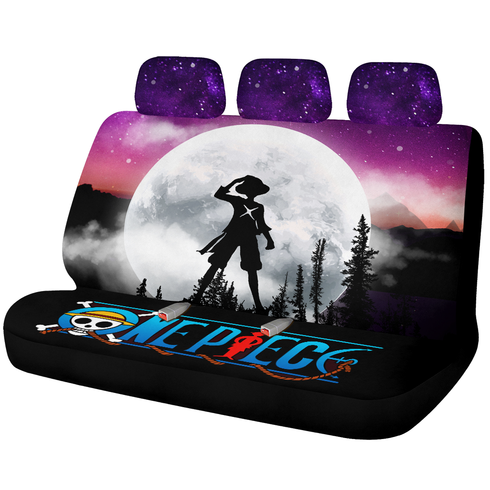 One Piece Sunset Car Back Seat Covers Decor Protectors Nearkii