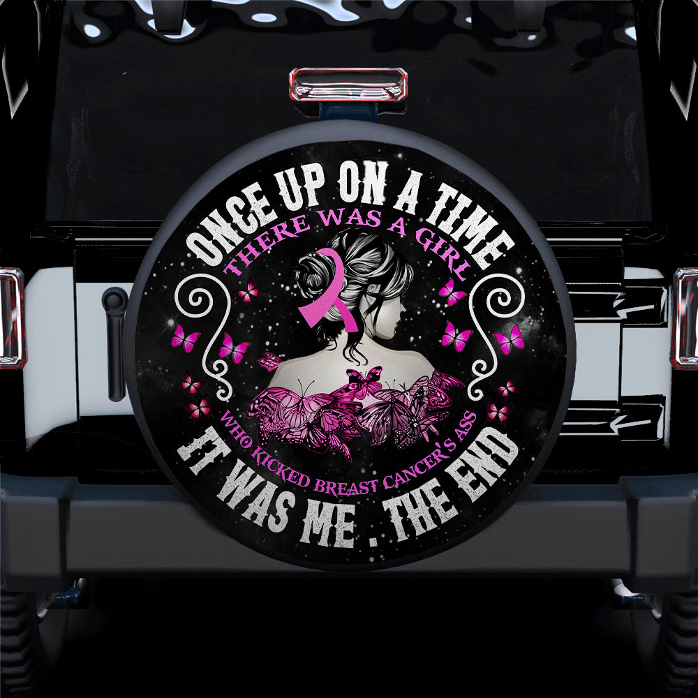 In October We Wear Pink One Up On A Time Jeep Car Spare Tire Cover Gift For Campers Nearkii