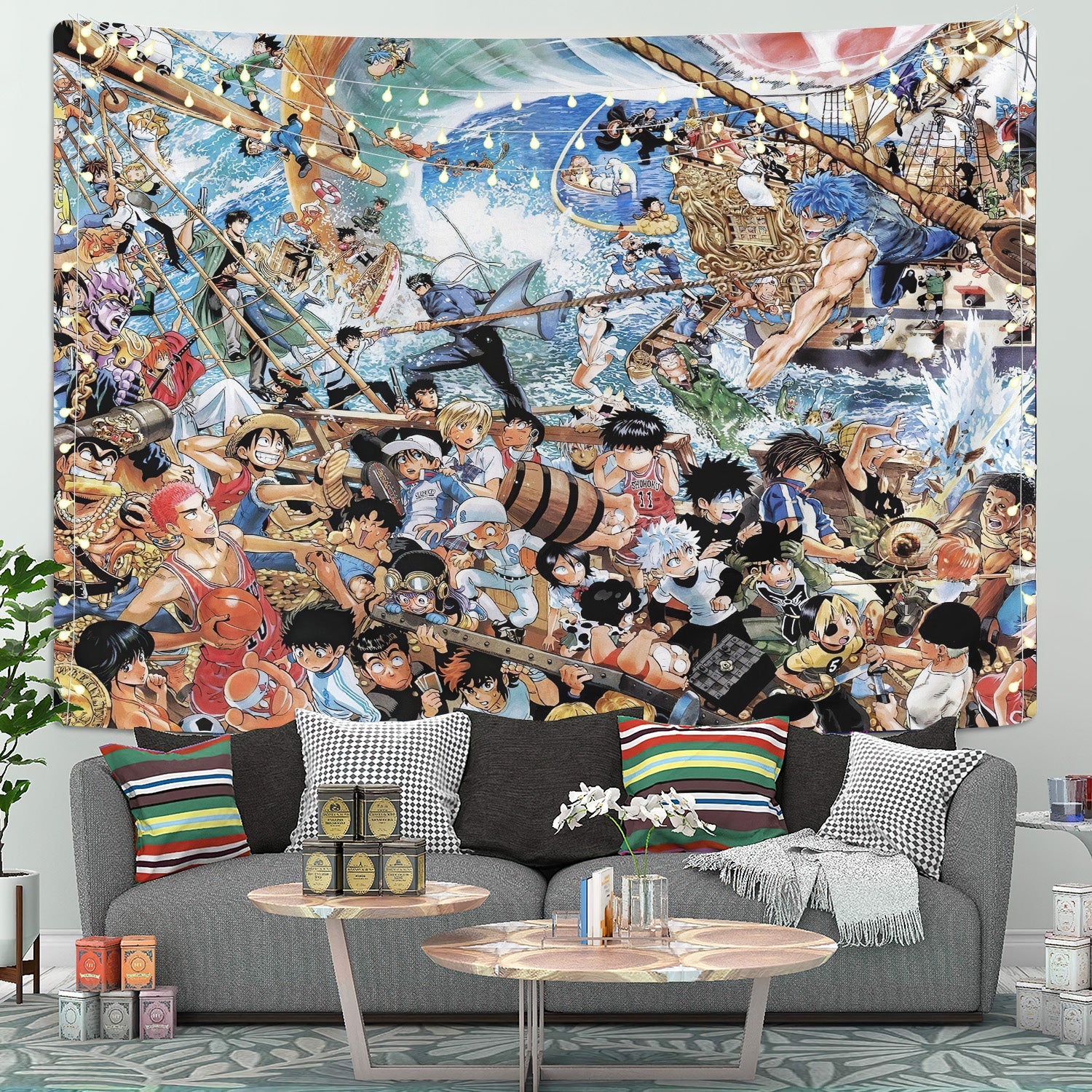 All Anime Hero Characters Tapestry Room Decor Nearkii