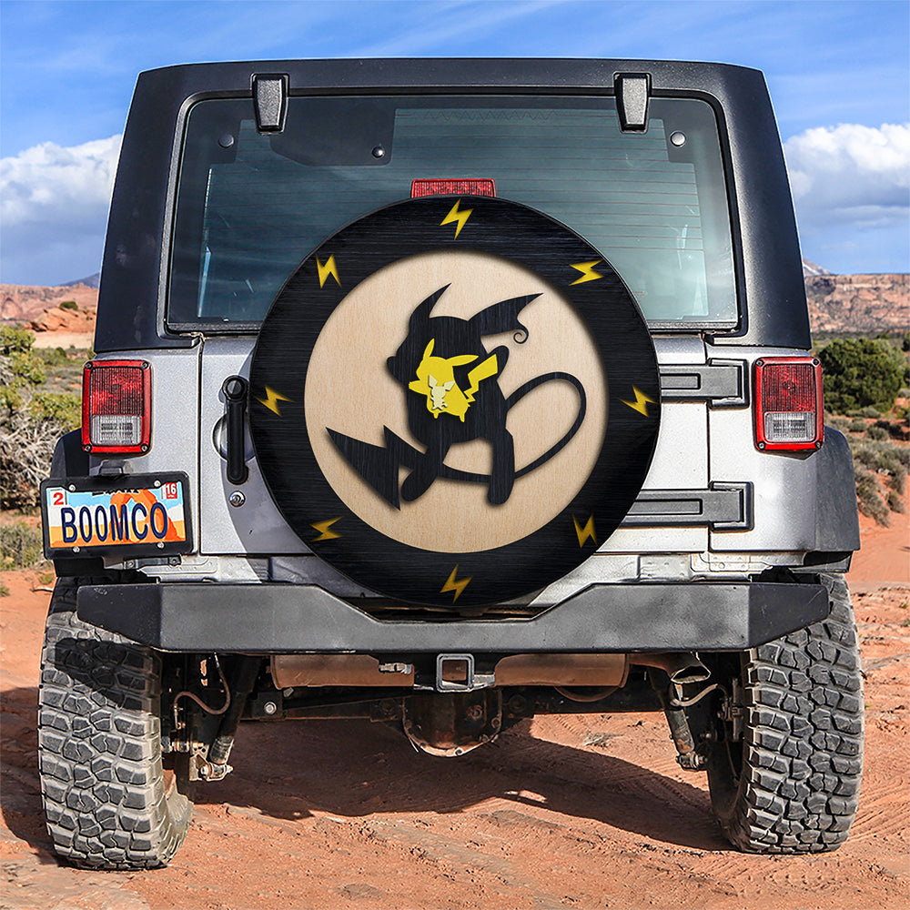 Pikachu Evolution Pokemon Jeep Car Spare Tire Covers Gift For Campers Nearkii