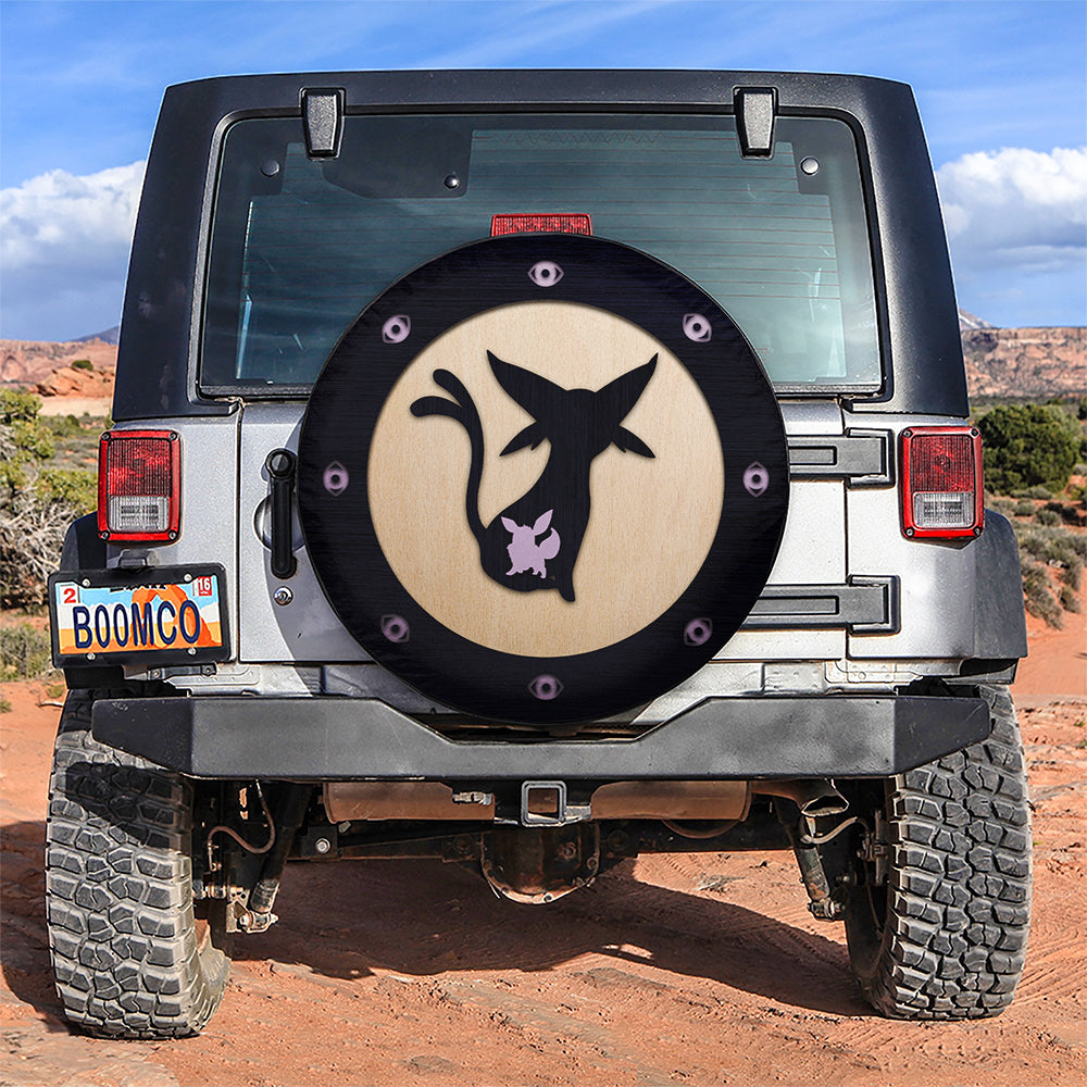 Espeon Pokemon Eevee Evolution Jeep Car Spare Tire Covers Gift For Campers Nearkii