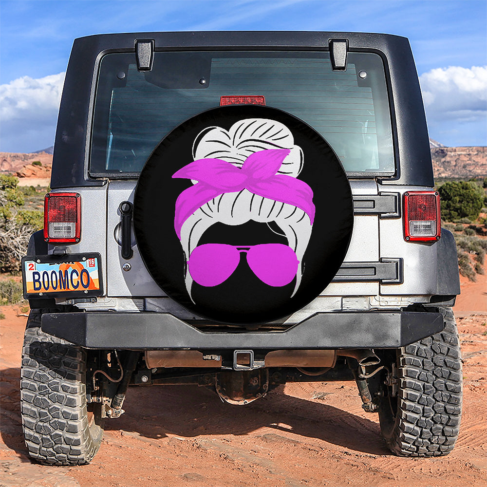 Pink Turban Jeep Girl Car Spare Tire Covers Gift For Campers Nearkii