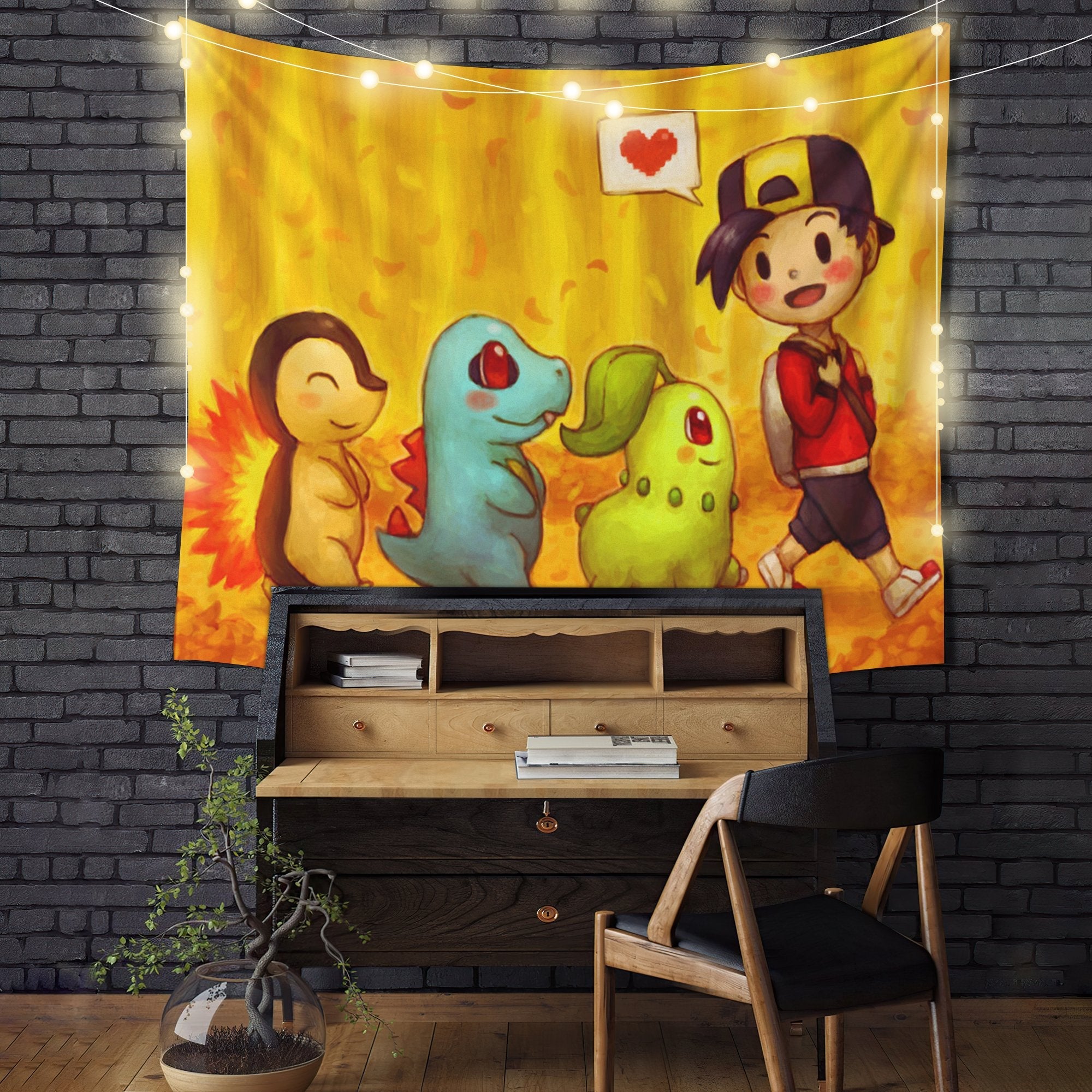 Pokemon Wallking Tapestry Room Decor Nearkii