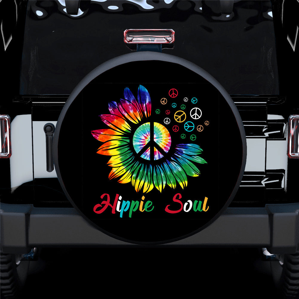 Hippie Soul Car Spare Tire Covers Gift For Campers Nearkii