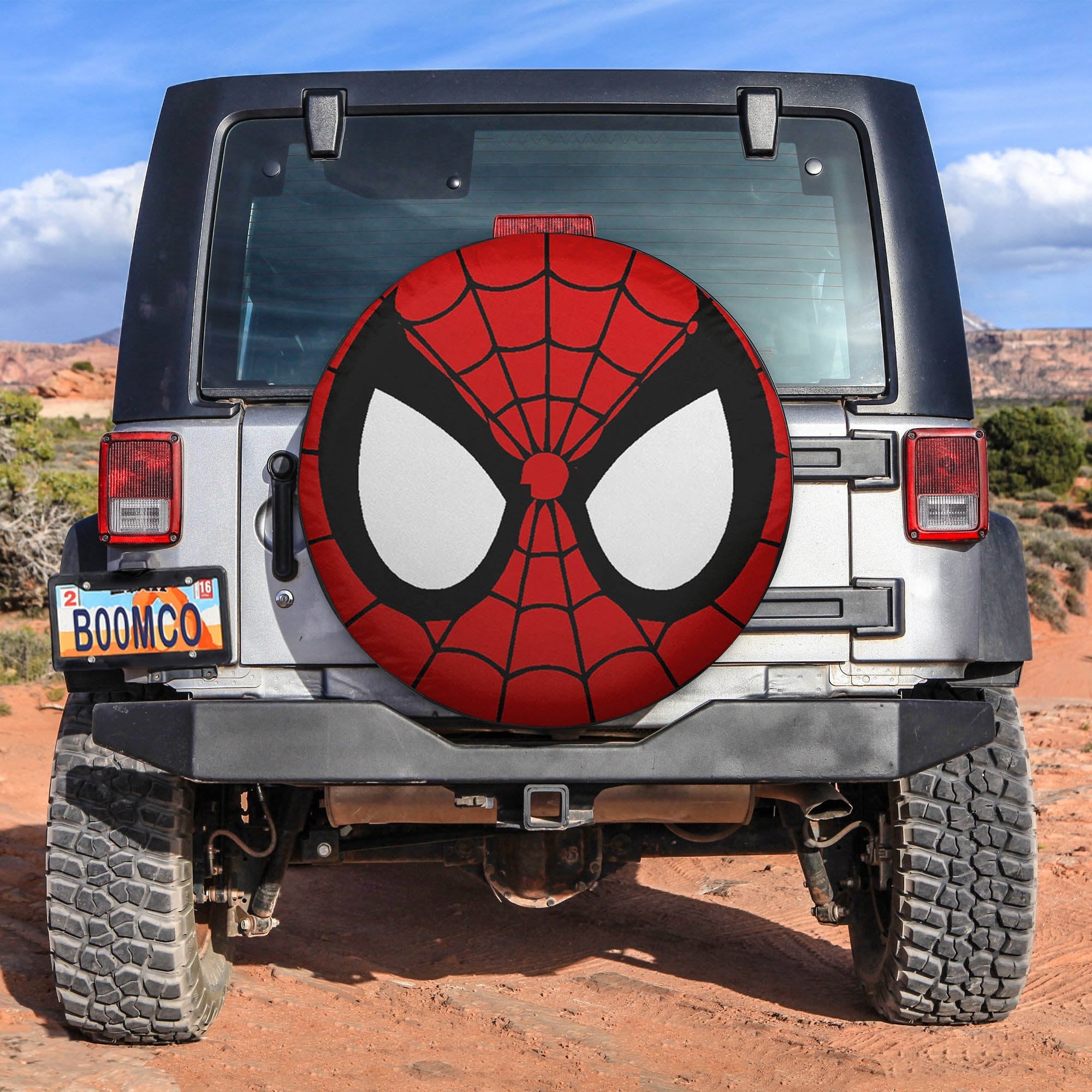 Spider Red Custom Spare Tire Covers Gift For Campers