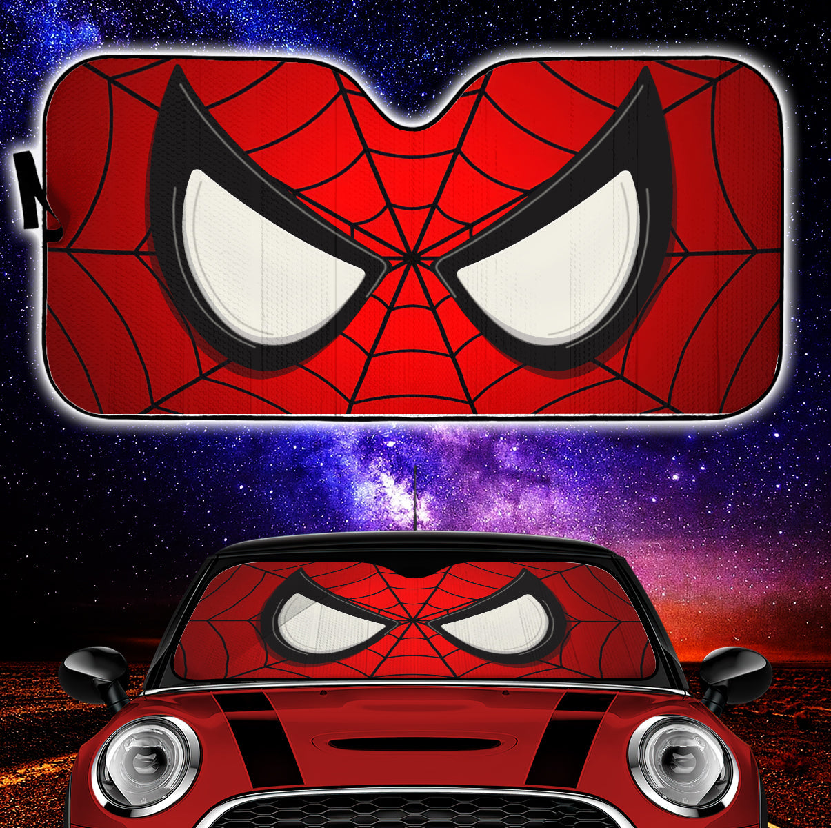 Spiderman Eyes Car Auto Sunshades Nearkii