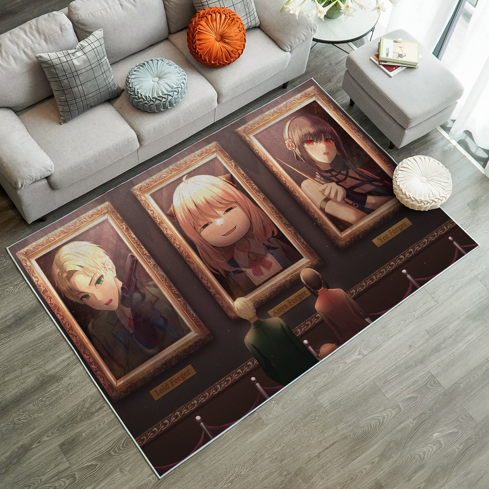 Yor Forger Anya Forger Spy x Family 1 Rug Carpet Rug Home Room Decor Nearkii