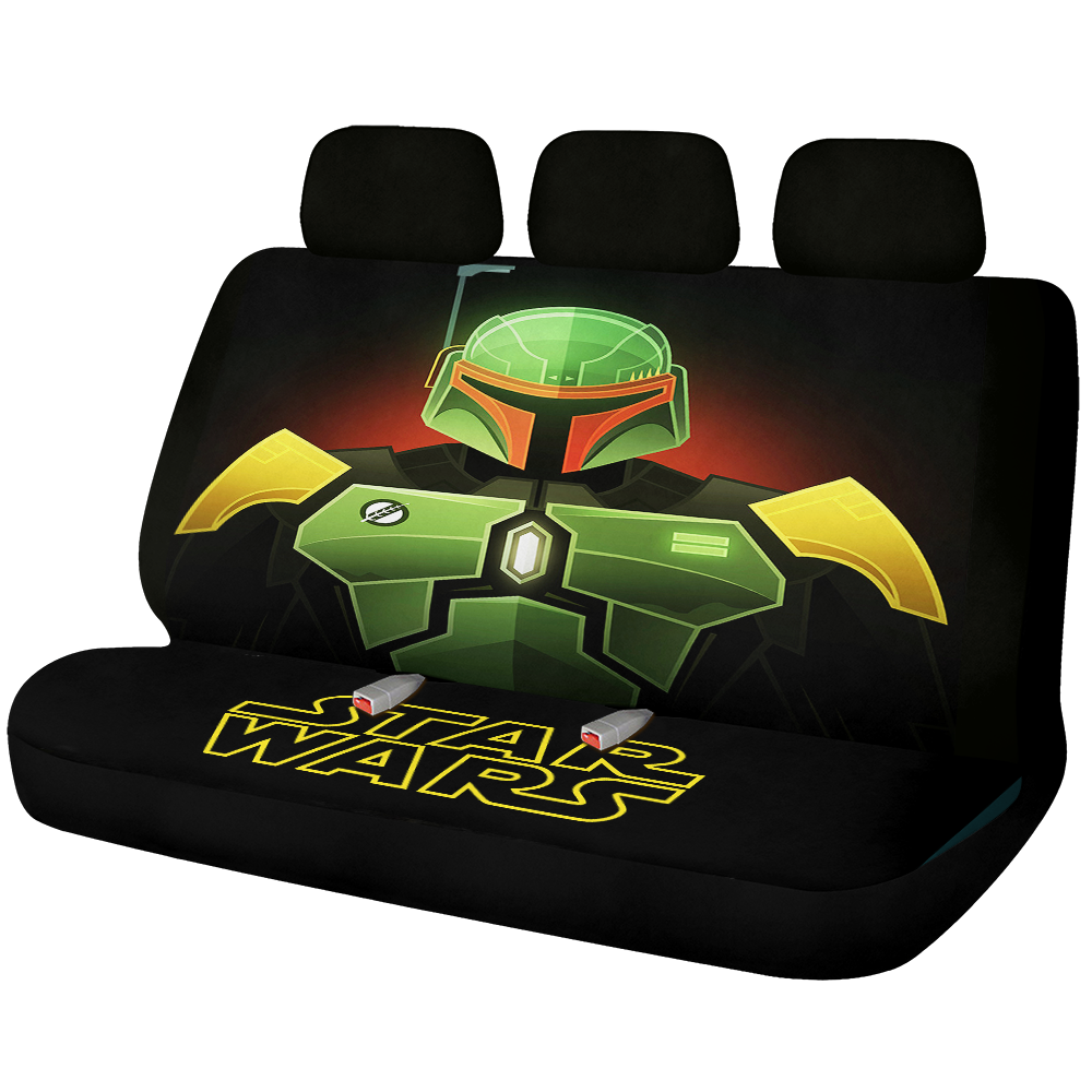 Boba Fett Car Back Seat Covers Decor Protectors Nearkii