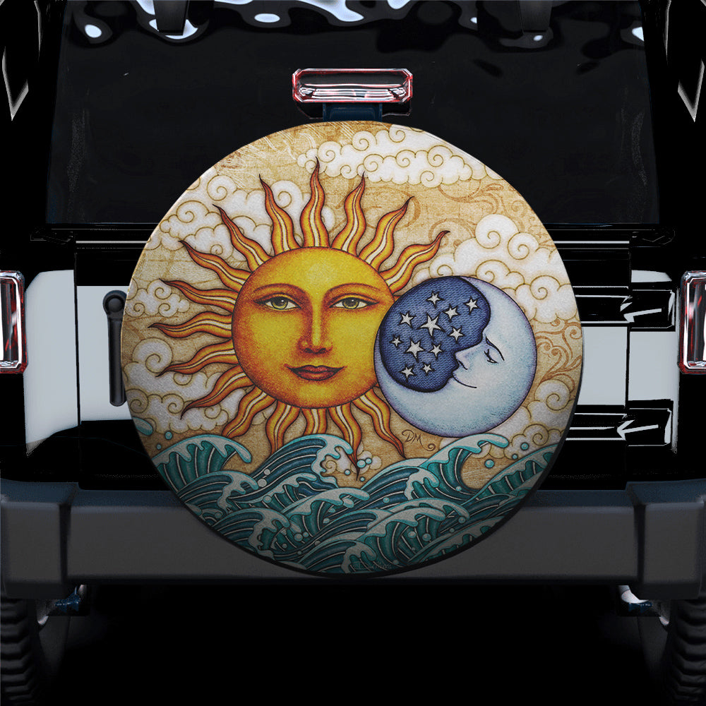 Sun Bohemian Spare Tire Cover Gift For Campers Nearkii