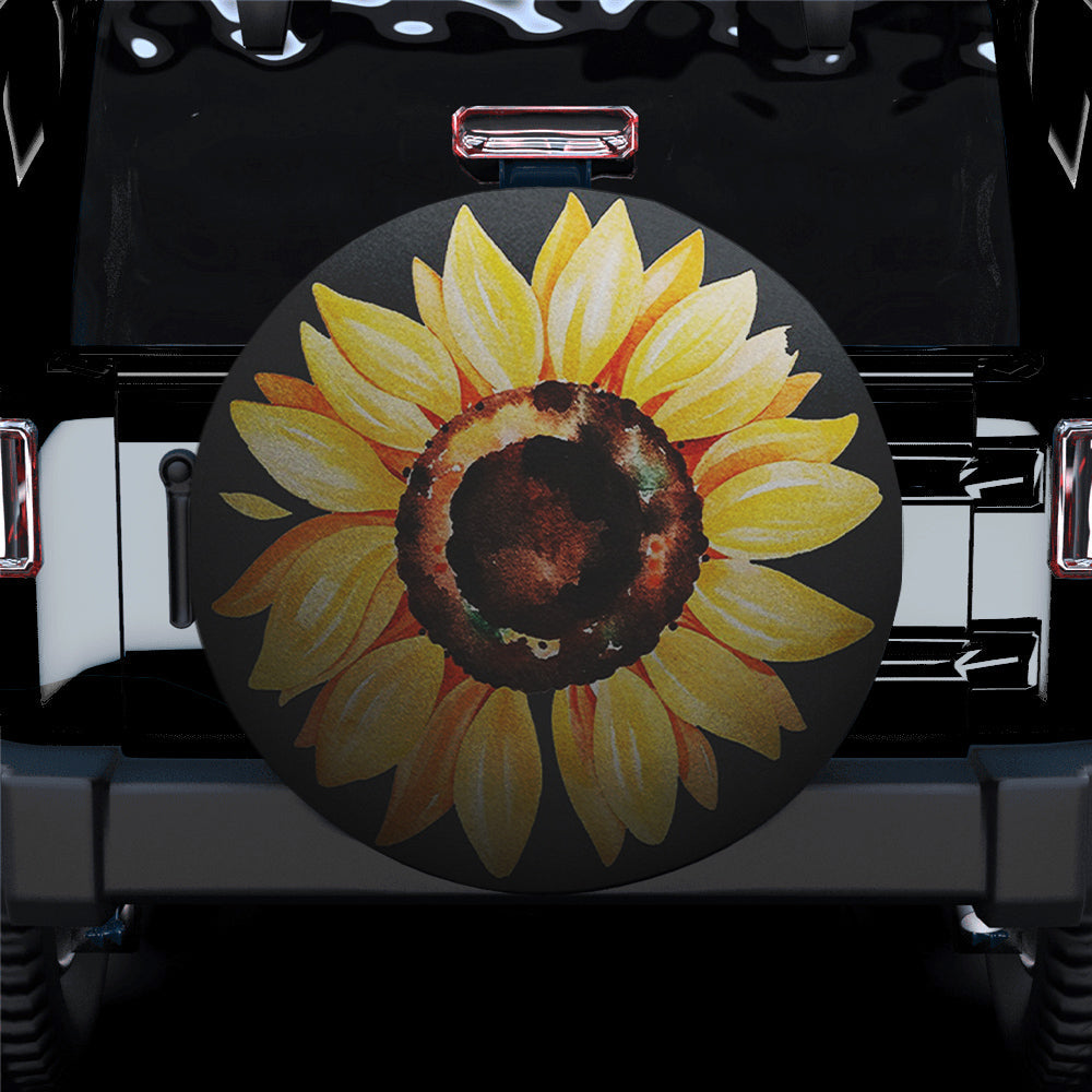 Sunflower Spare Tire Cover Gift For Campers Nearkii