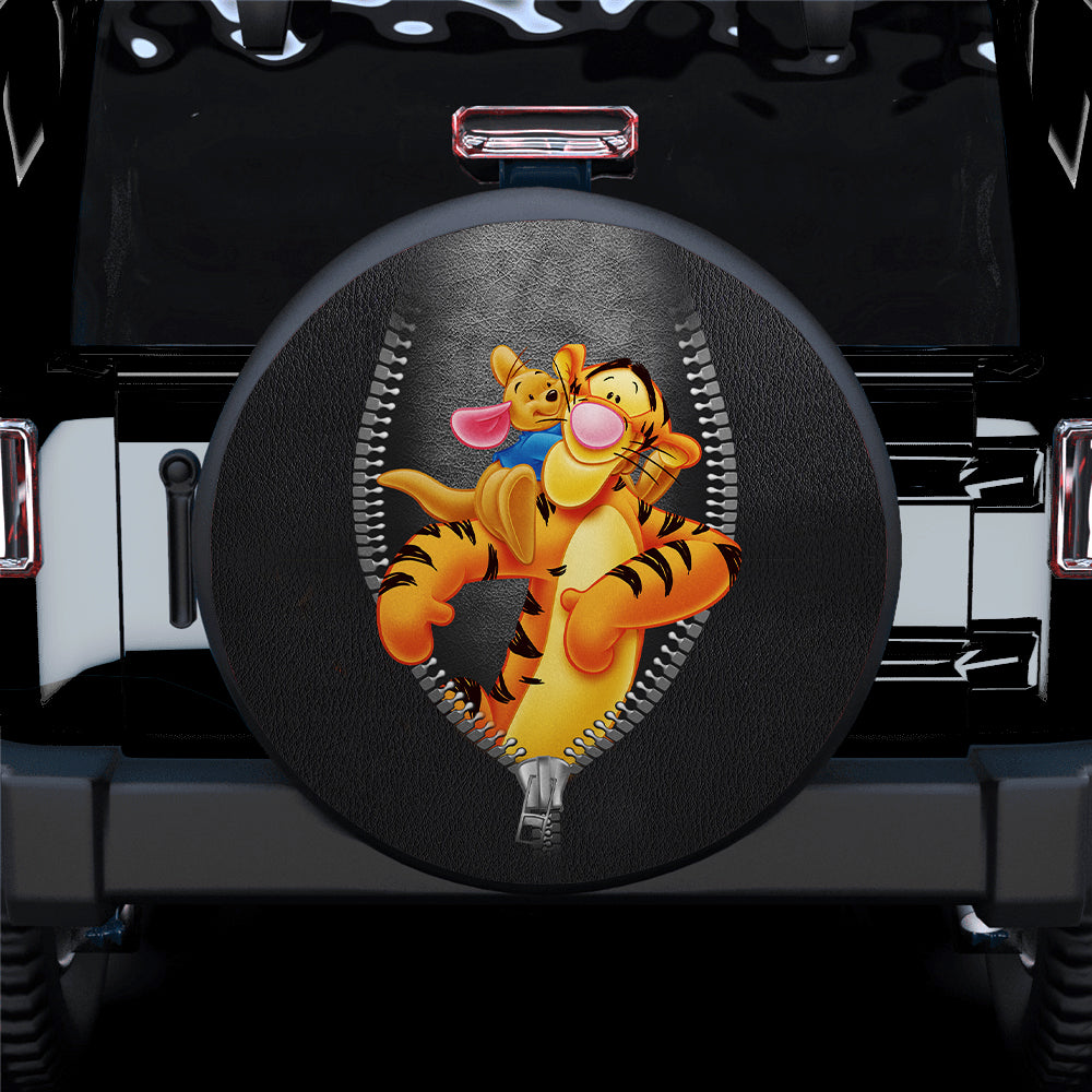 Winnie The Pooh Minnie Mouse Tigger Zipper Car Spare Tire Gift For Campers Nearkii