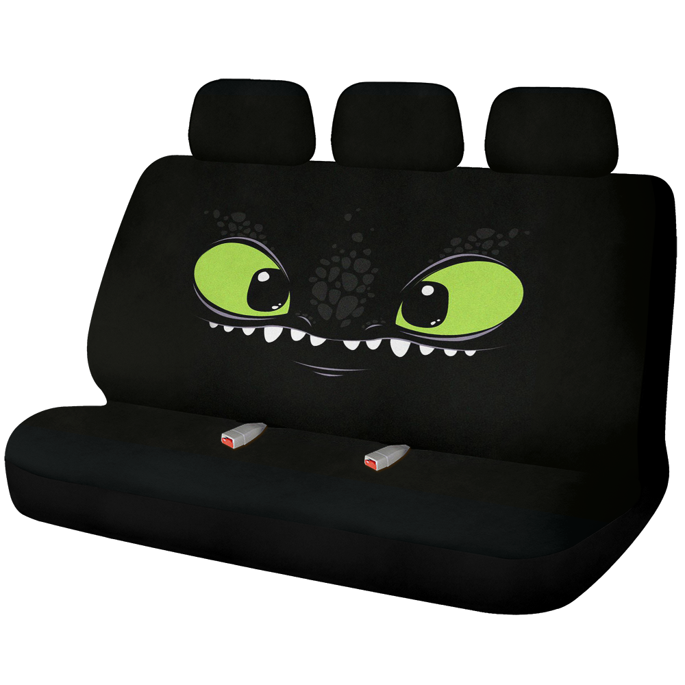 Toothless Face How To Train Your Dragon Car Back Seat Covers Decor Protectors Nearkii