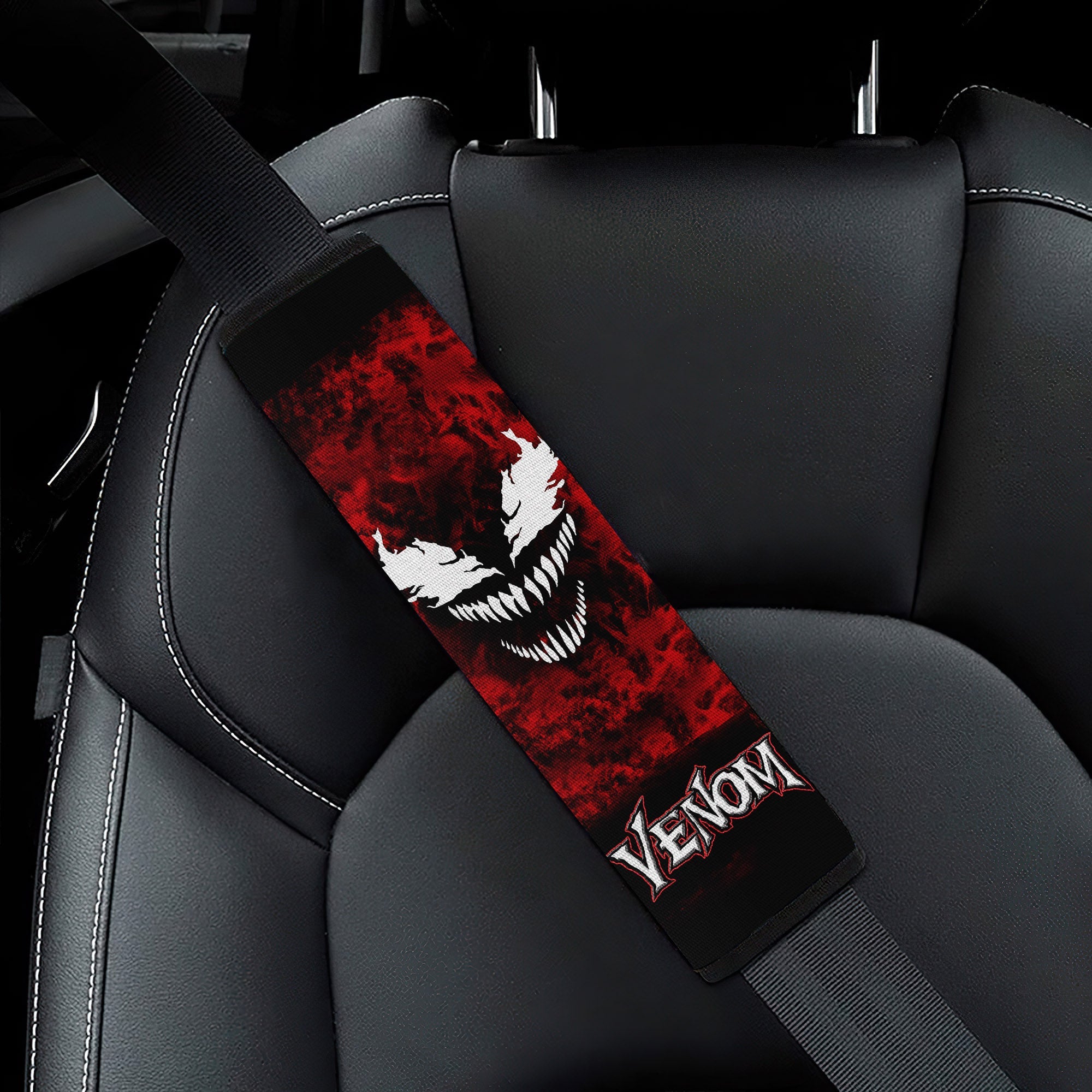 Venom Carnage Car Seat Belt Cover Custom Car Accessories Nearkii