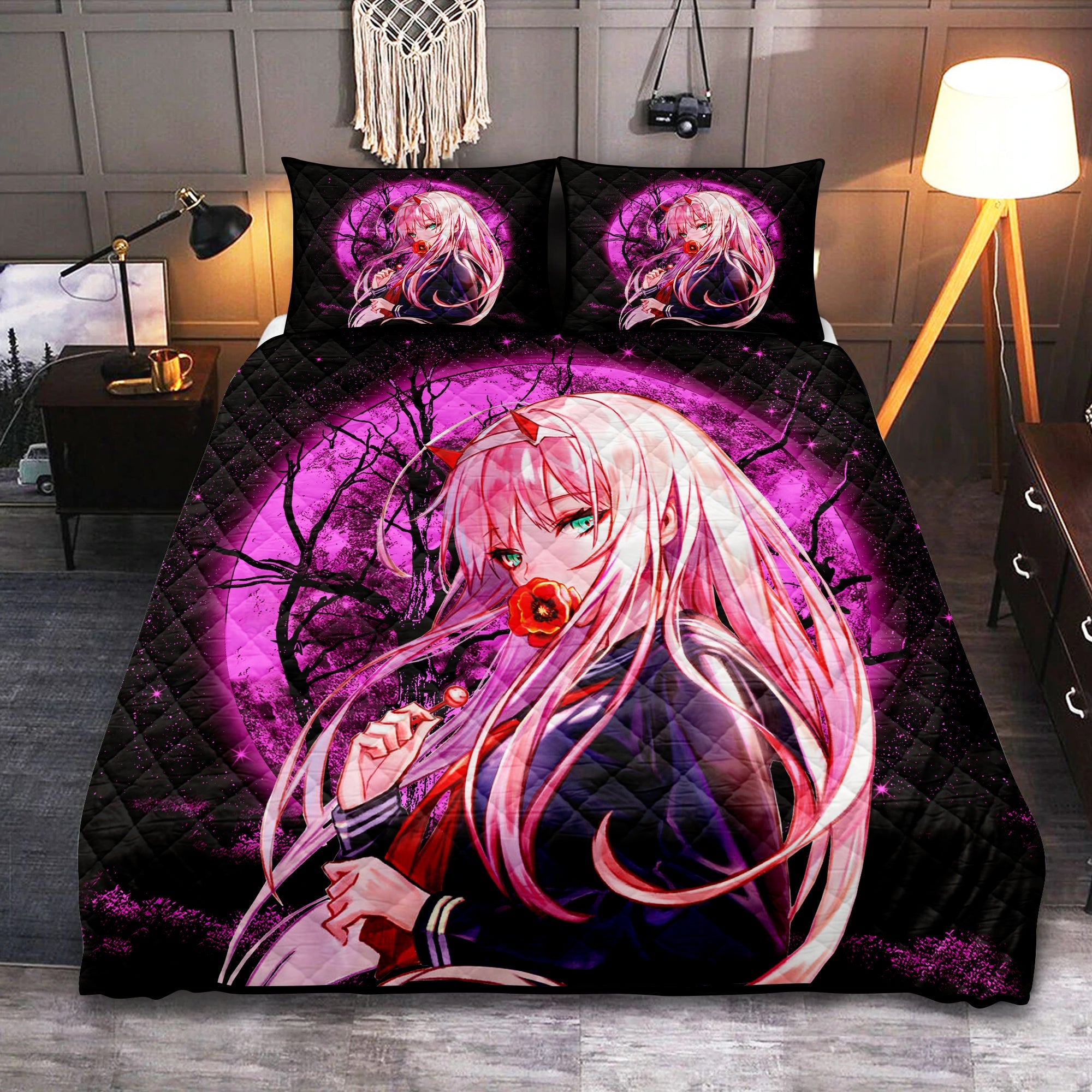 Zero Two Moonlight Quilt Bed Sets Nearkii