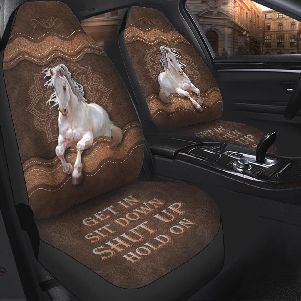 Get In Sit Down Shut Up Hold On-Horse Seat Covers Nearkii