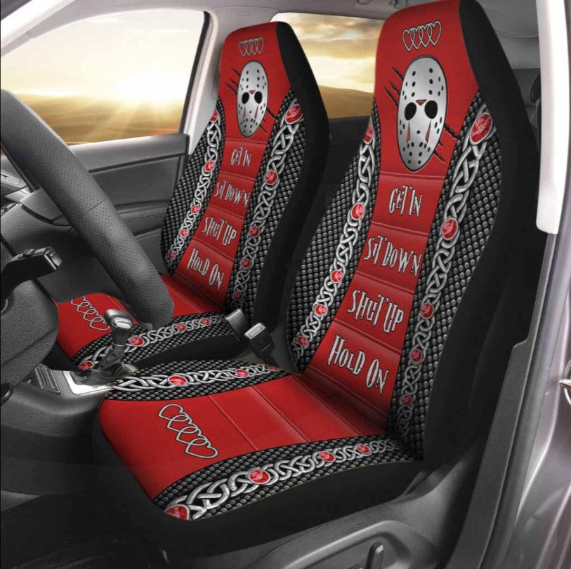 Jason Voorhees Get In Sit Down Shut Up Hold On Car Seat Cover Nearkii