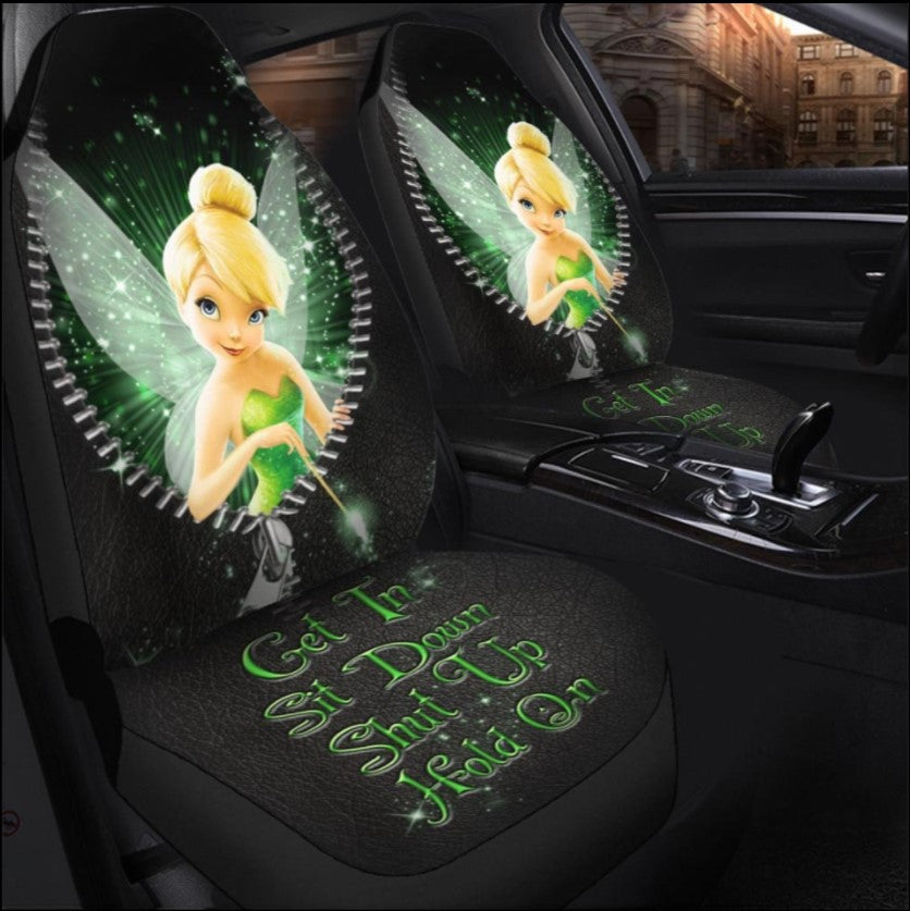 Tinker Bell Get In Sit Down Shut Up Hold On Car Seat Cover Nearkii