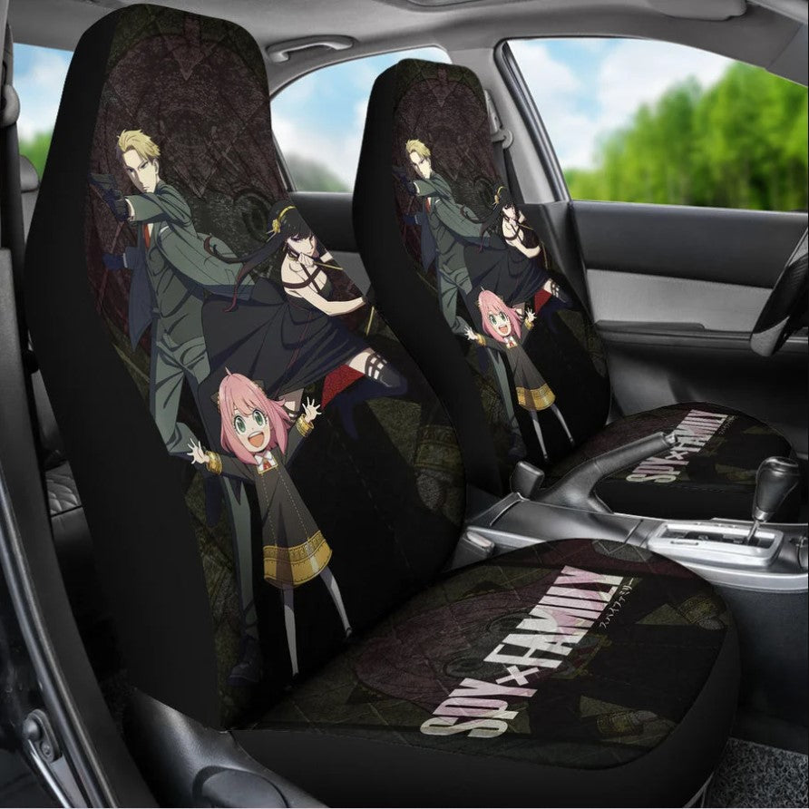 Loid Yor And Anya Forger Spy x Family Premium Custom Car Seat Covers Decor Protectors Nearkii