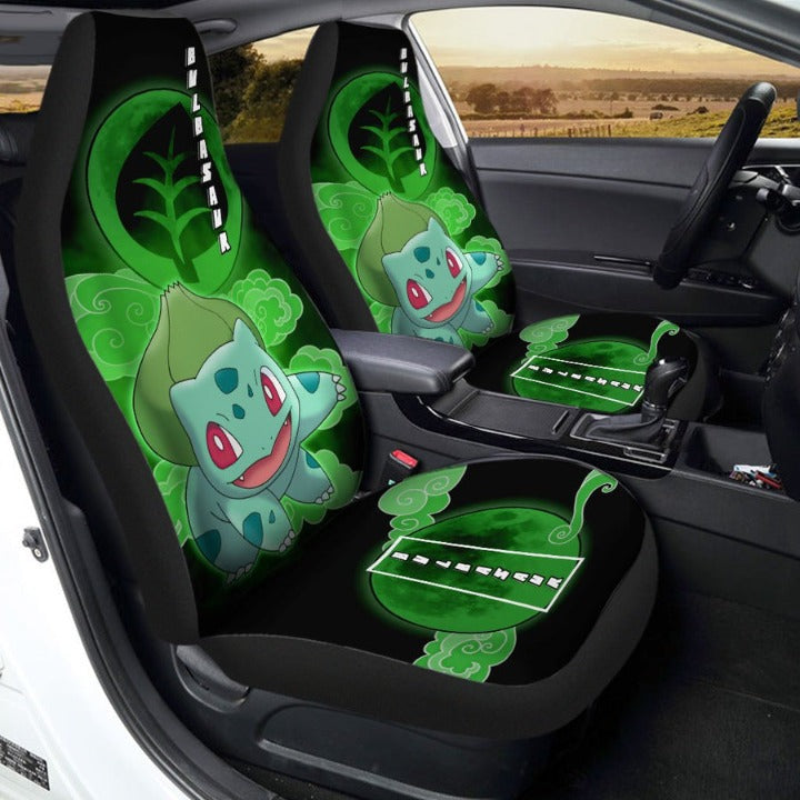 Custom Pokemon Bulbasaur Anime Car Seat Covers Nearkii