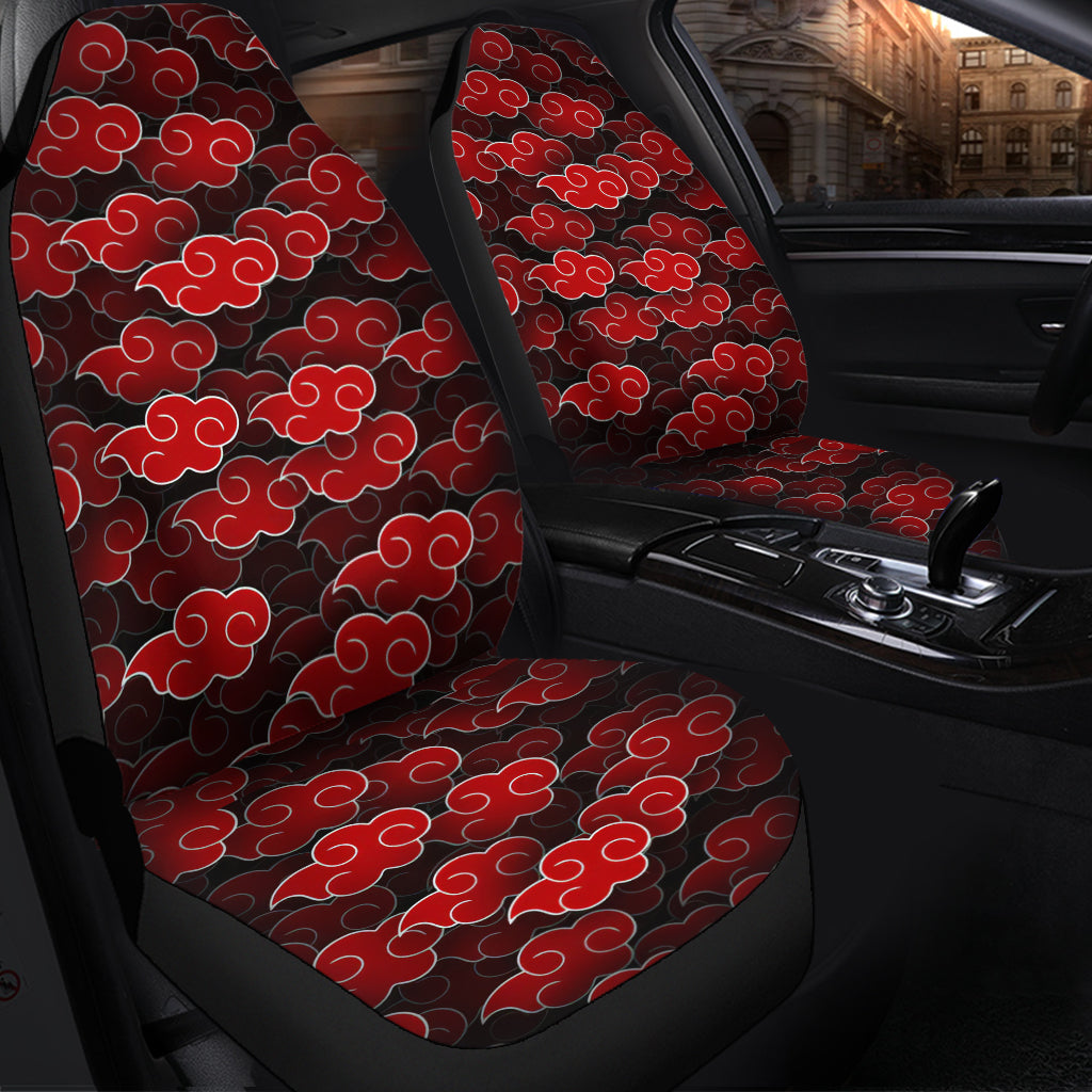 Akatsuki Cloud 3D Anime Premium Custom Car Seat Covers Decor Protector Nearkii