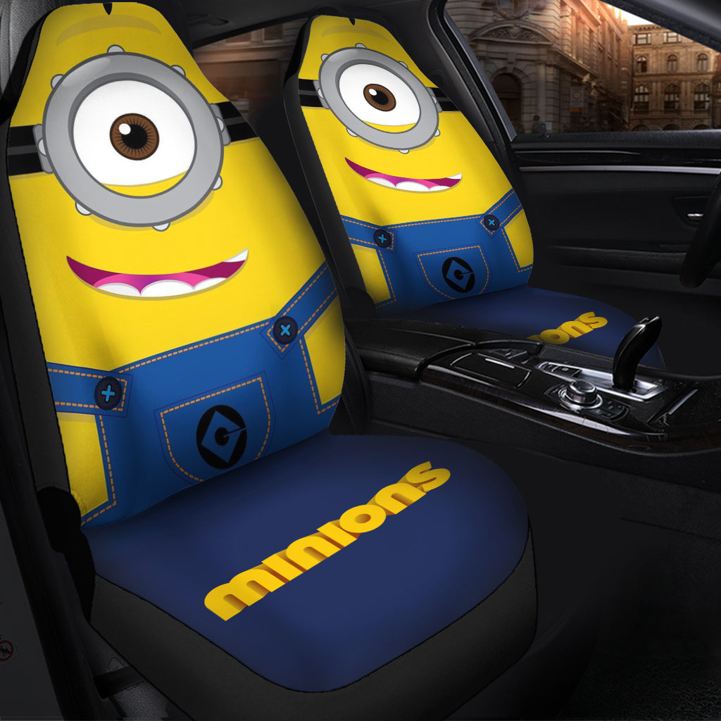 Minion Premium Custom Car Seat Covers Decor Protectors Nearkii