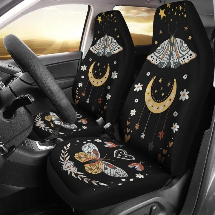 Boho Butterfly Rainbow Car Seat Covers Nearkii