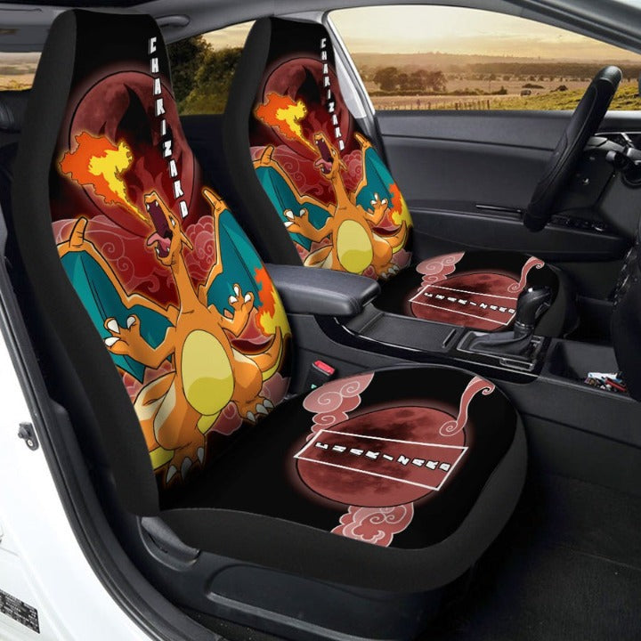 Custom Pokemon Charizard Anime Car Seat Covers Nearkii