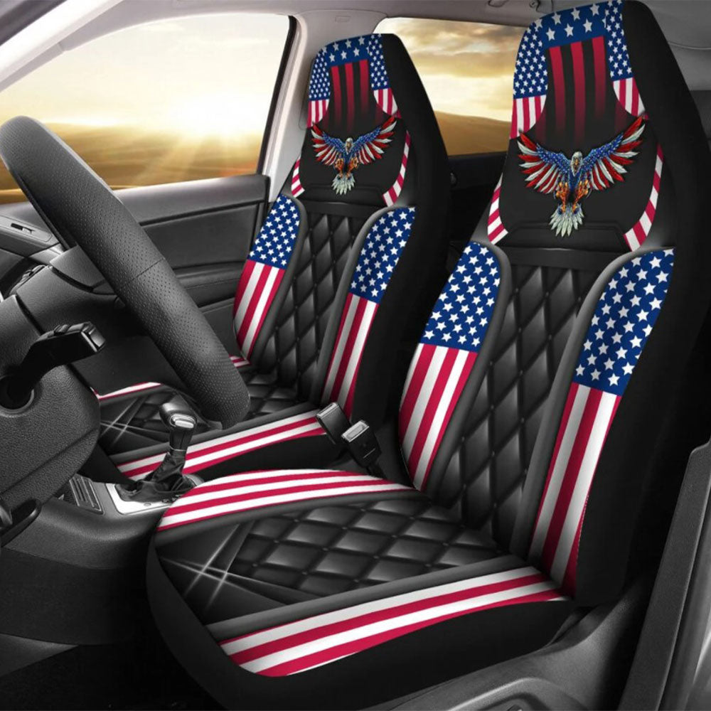 Eagle American Flag Car Seat Covers Nearkii