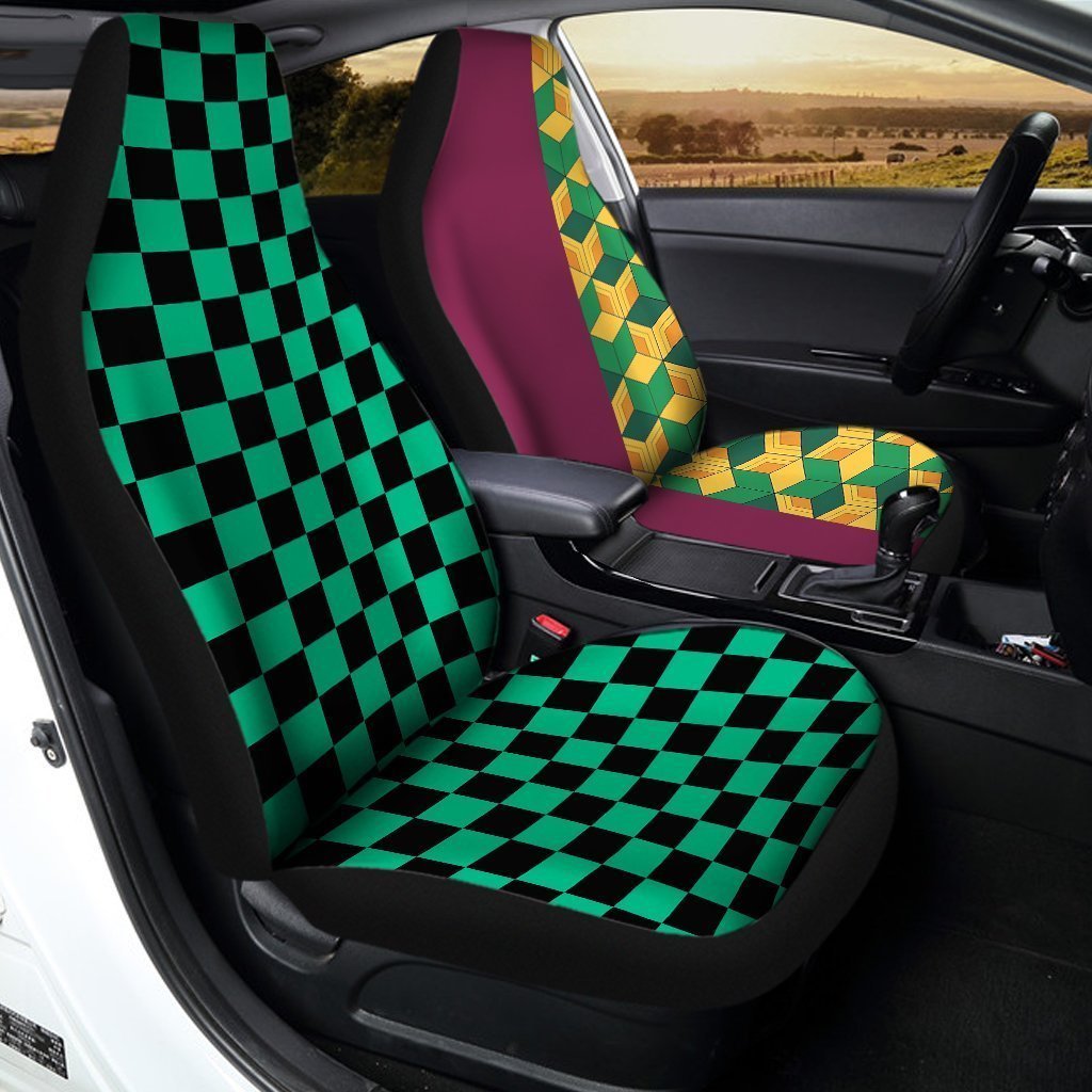 Demon Slayer Tanjiro And Giyuu Car Seat Covers Nearkii