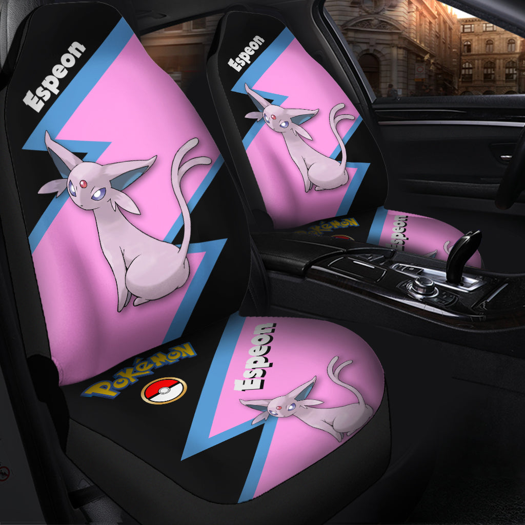 Espeon Eevee Evolution Pokemon Premium Custom Car Seat Covers Decor Protectors Nearkii