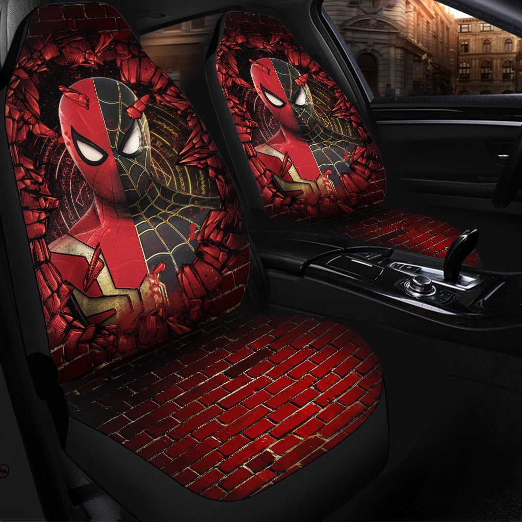 Spider Man Break Wall Car Seat Covers Nearkii