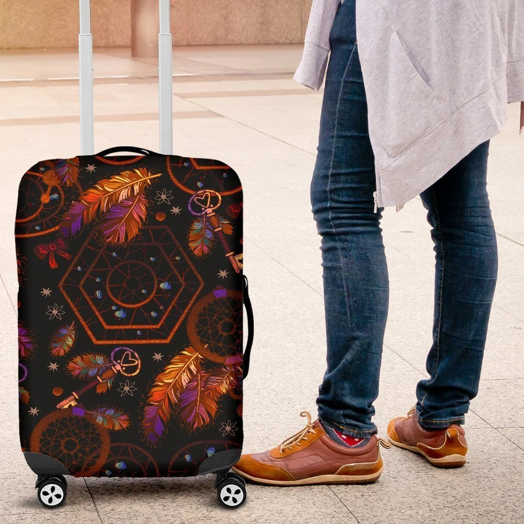 Dream Catcher Native American Luggage Cover Suitcase Protector Nearkii