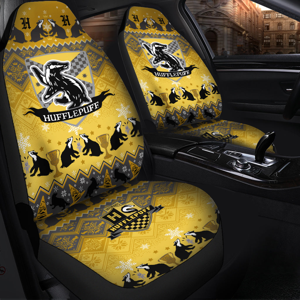 Harry Potter Hufflepuff Premium Custom Car Seat Covers Decor Protectors Nearkii