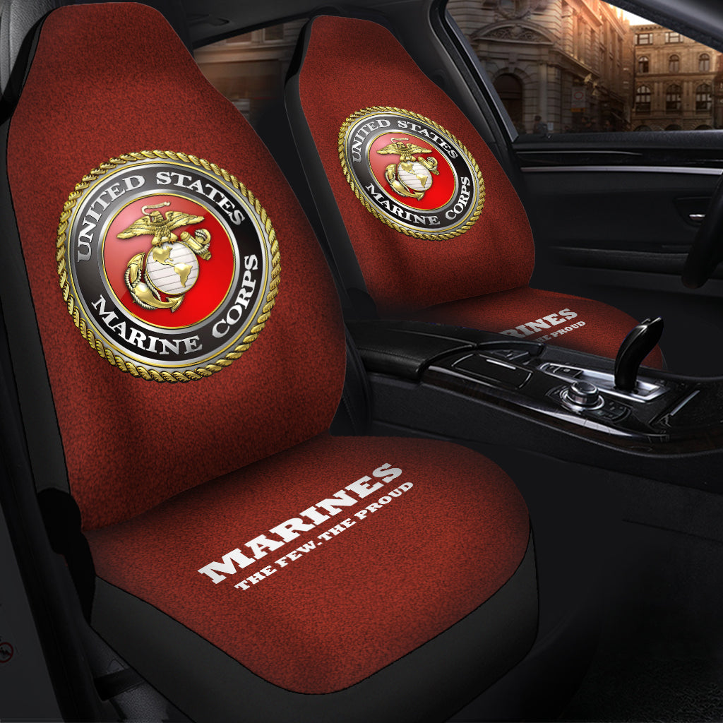 U.S Marine Corps Premium Custom Car Seat Covers Decor Protectors Nearkii