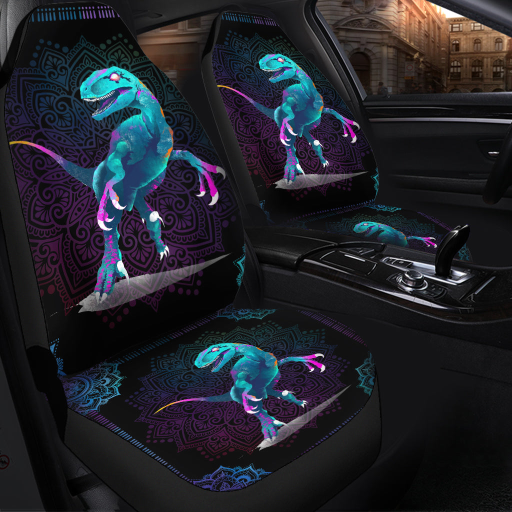 Dinosaur Mandala Car Seat Cover Nearkii