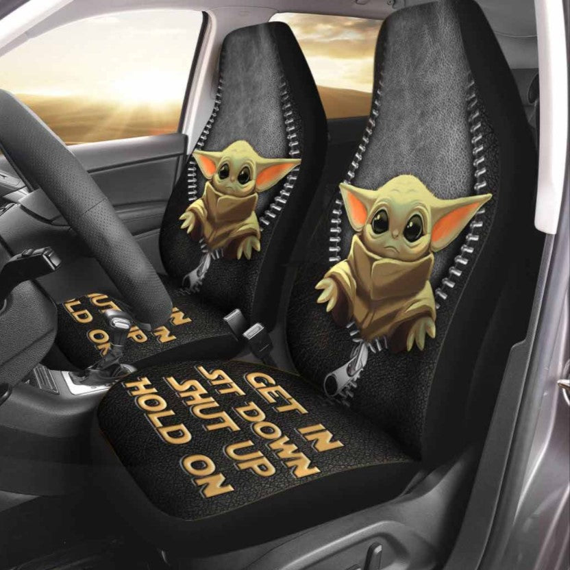 Baby Yoda Get In Sit Down Shut Up Hold On Car Seat Cover Nearkii