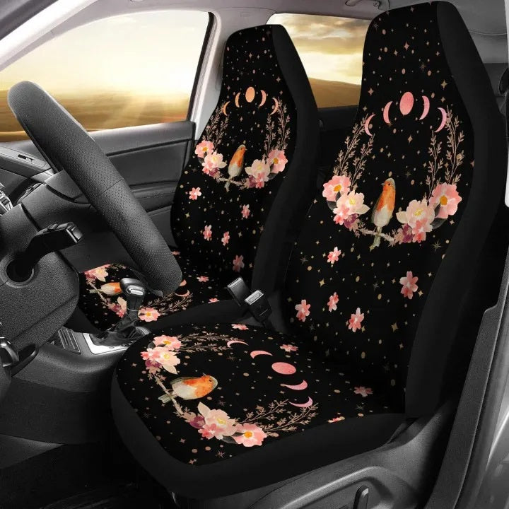 Peach Floral Songbird Car Seat Covers Nearkii