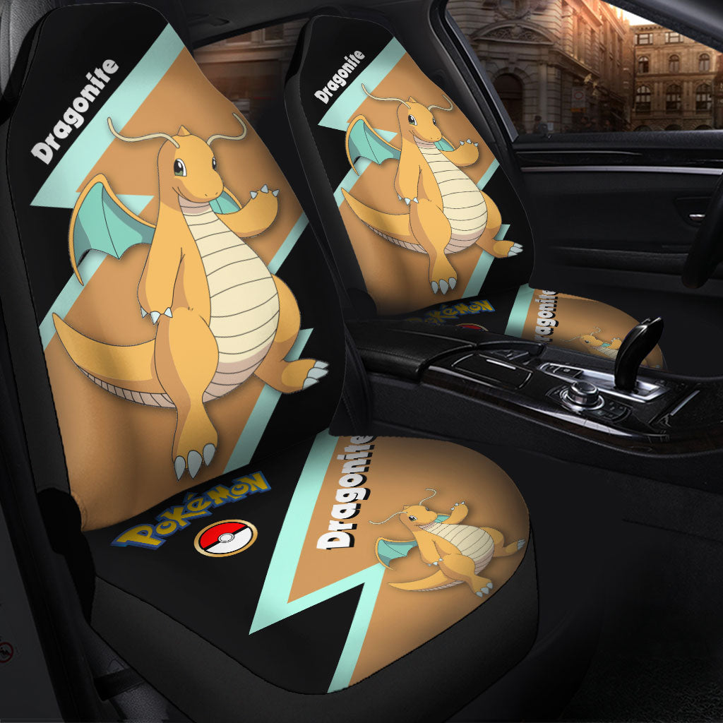 Dragonite Pokemon Premium Custom Car Seat Covers Decor Protectors Nearkii