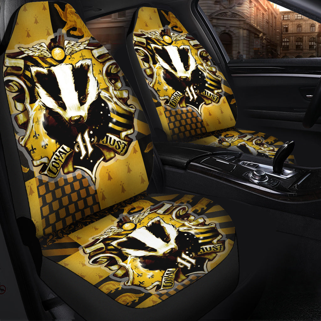 Hufflepuff Loyal Harry Potter Car Seat Cover Nearkii