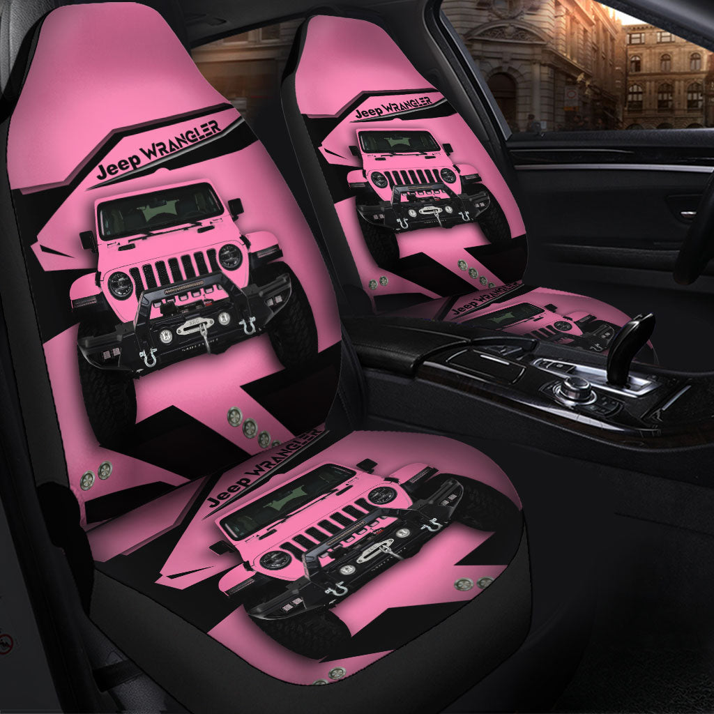 Pink Jeep Premium Custom Car Seat Covers Decor Protectors Nearkii