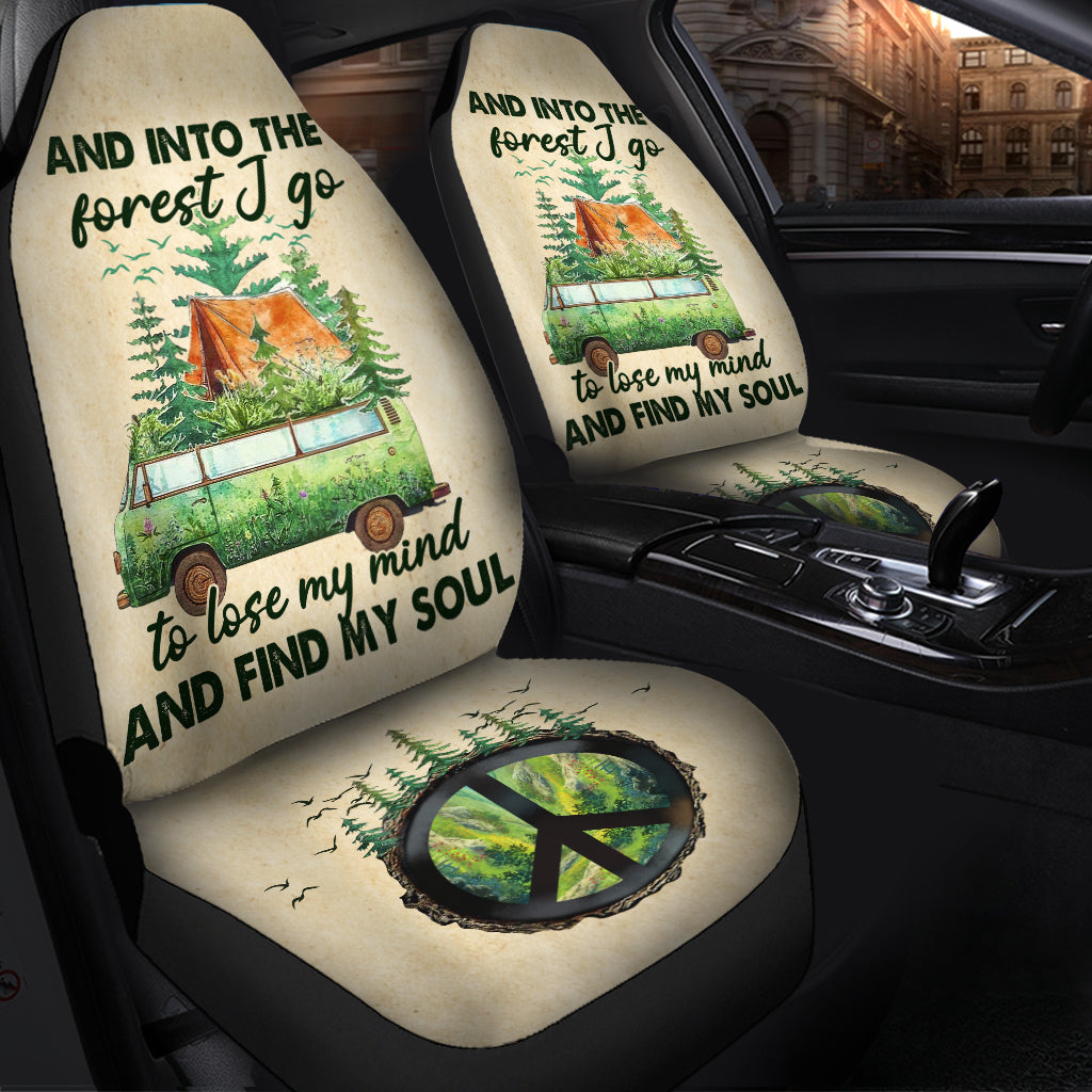 And Into The Forest I Go Premium Custom Car Seat Covers Decor Protectors Nearkii